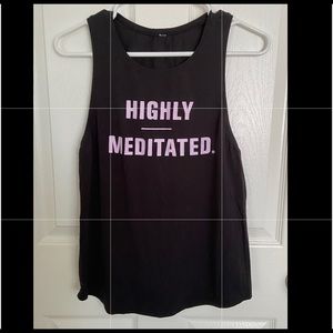 EUC lululemon “highly meditated” muscle tank